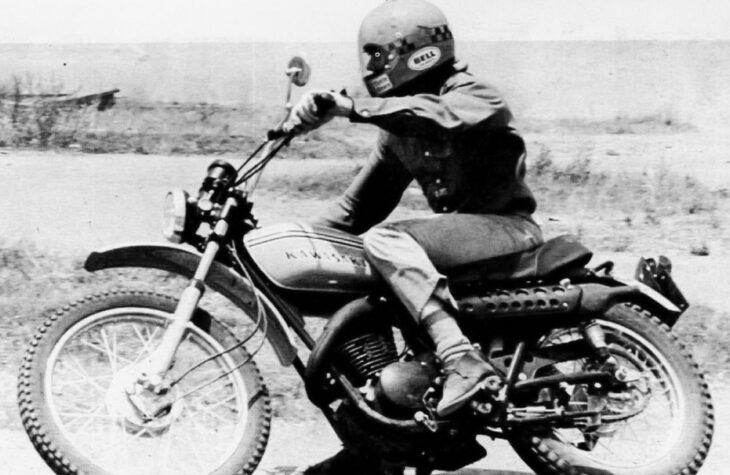 1972 Kawasaki rotary-valved 350cc Bighorn