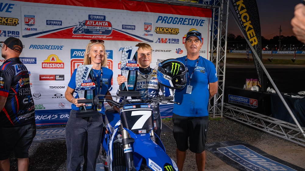2026 AFT Atlanta Short Track ProSport 450 winner Sam Drane