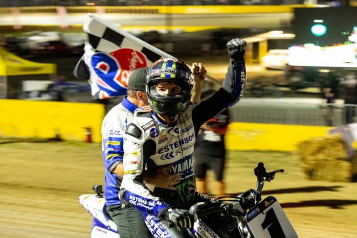 2026 Atlanta Short Track SuperTwins Dallas Daniels checkers