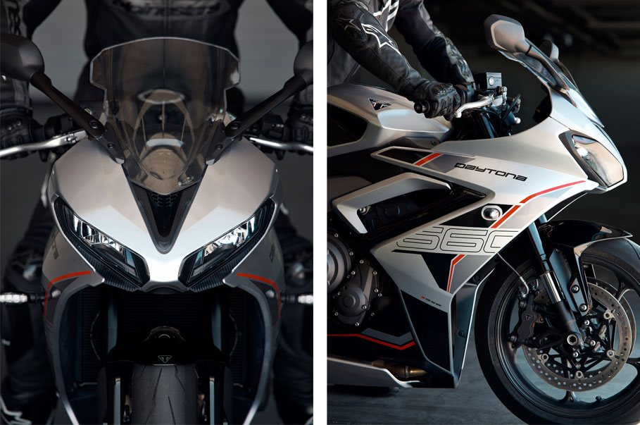 2026 Triumph Daytona 660 front-end