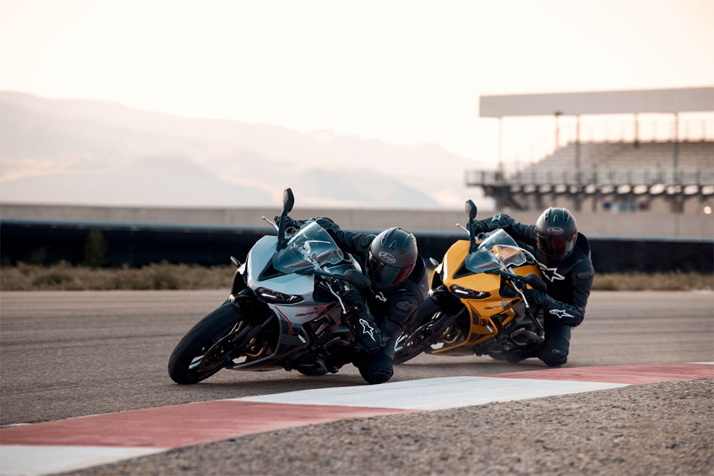 2026 Triumph Daytona 660 on track