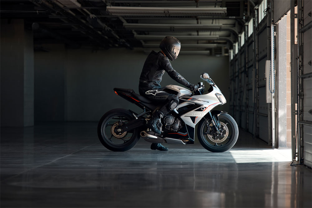 2026 Triumph Daytona 660 paddock