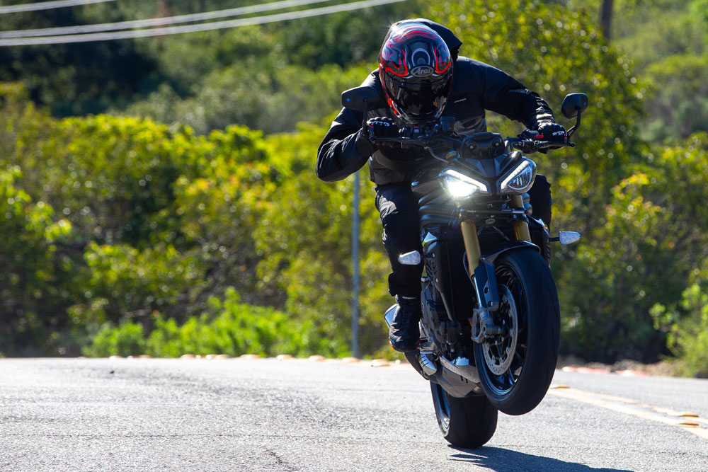 2026 Triumph Speed Triple 1200 RS wheelie 2026 Triumph Speed Triple 1200 RS wheelie