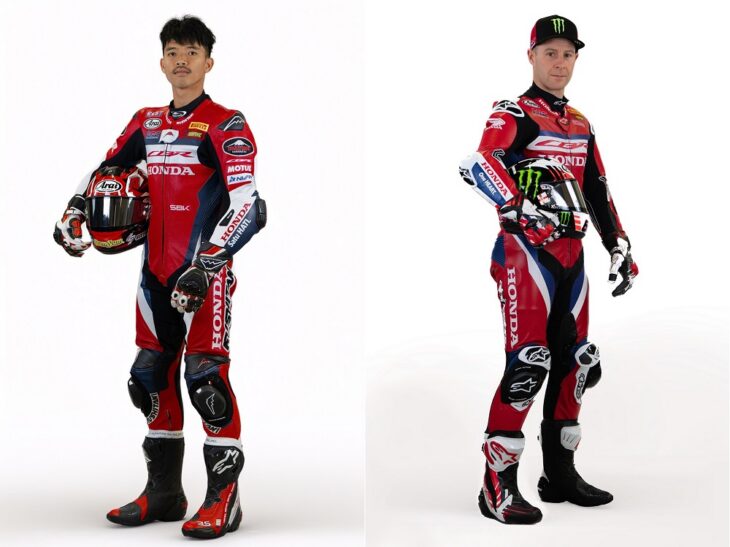 Honda HRC Somkiat Chantra and Jonathan Rea