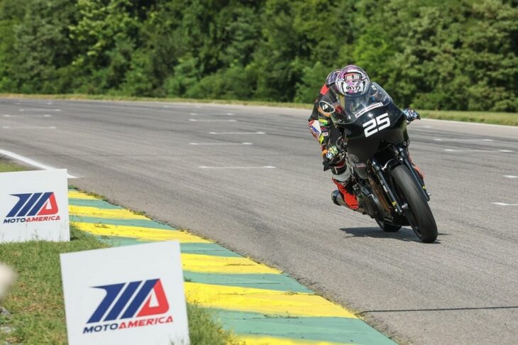 Kira Knebel at VIR 2025 Royal Enfield Build.Train.Race. Photo by Brian J. Nelson