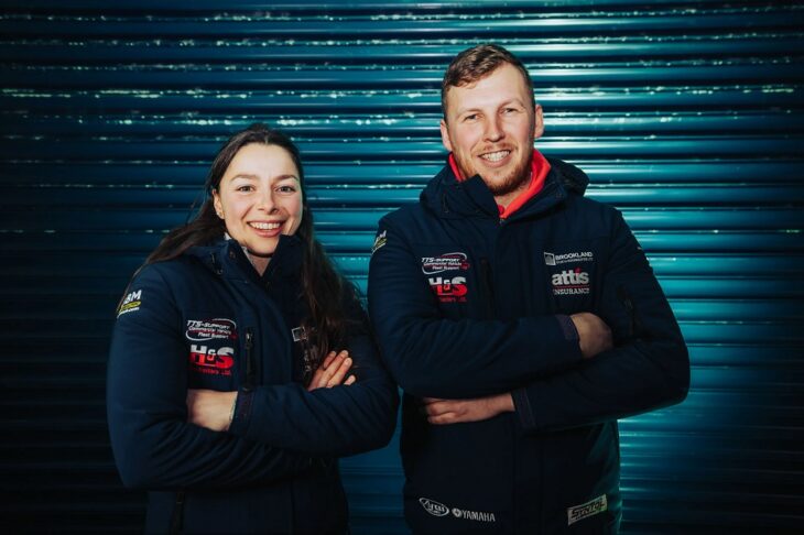 Todd Ellis and Emmanuelle IOMTT Clement Sidecar racers (1)
