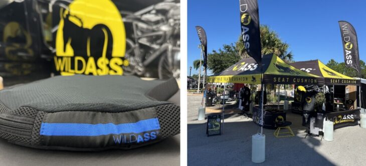 Wild Ass Seats BlueLine Collection at Daytona Bike Week 2026