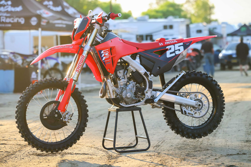 2025 Honda CRF250RX left side 2025 Honda CRF250RX left side