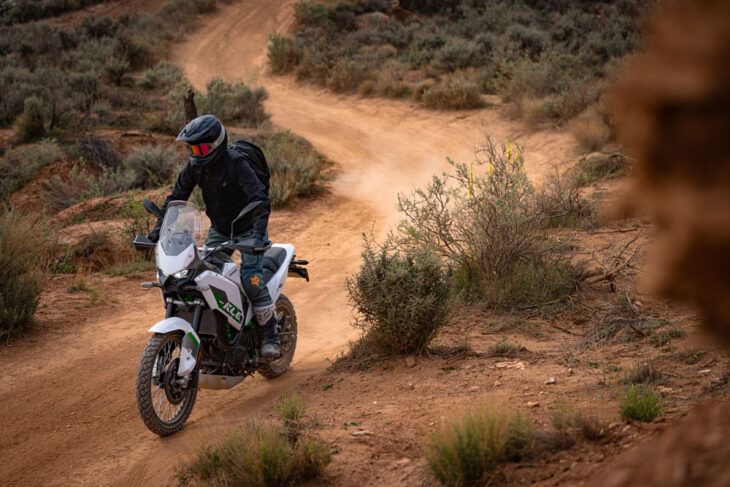 2026 Kawasaki KLE500 off-roading