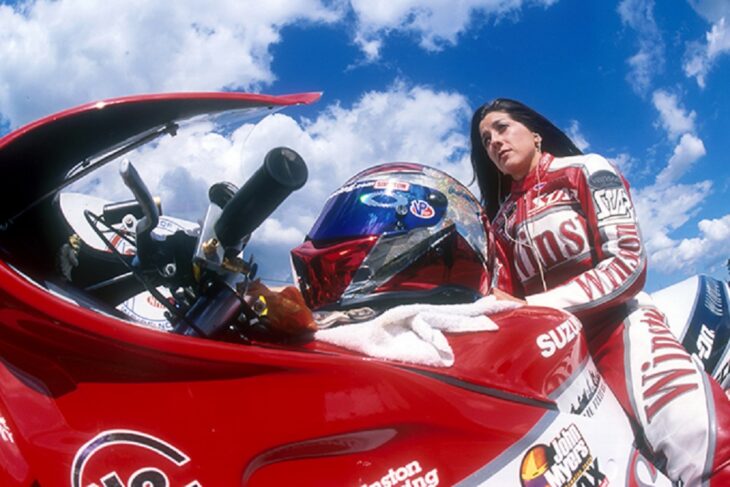 NHRA racer Angelle Sampey