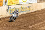 Briar Bauman racing his Harley-Davidson XG750R at Ventura Raceway in 2025. Photo Tim Lester
