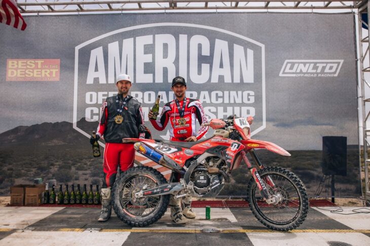 Ciaran Naran and Lyndon Snodgrass at 2026 Silver State 300