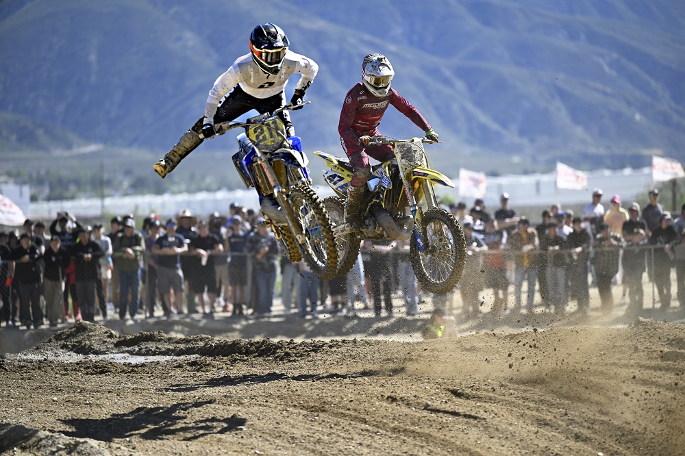 JP Alvarez (47) and Seth Nemec at 2026 2-Stroke World Championship