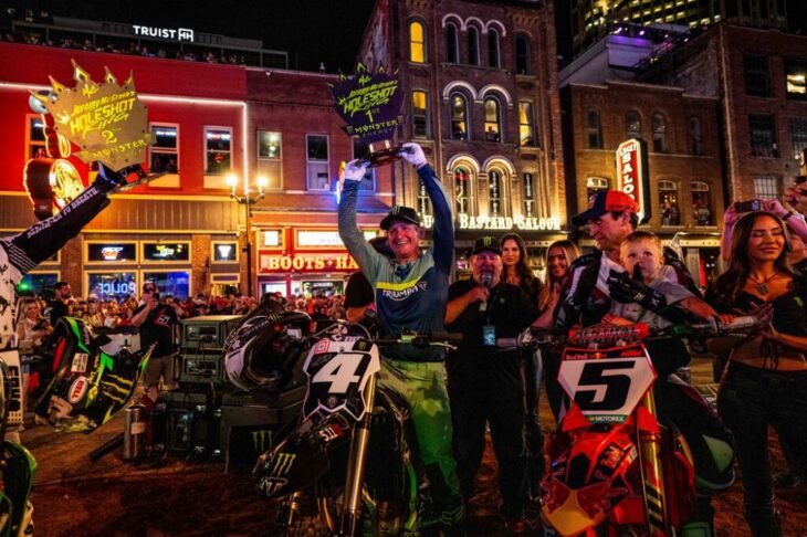 Ricky Carmichael Jeremy McGrath Holeshot King Challenge in Downtown Nashville