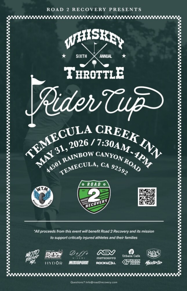 Road2 Recovery Whiskey Throttle Golf 2026