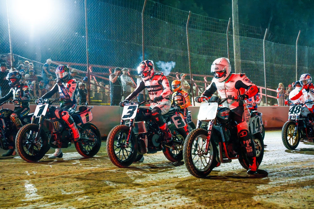 2026 Budds Creek Half Mile SuperTwins race start