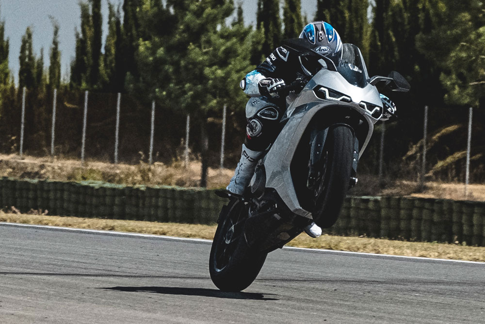 2026 Norton Manx R wheelie