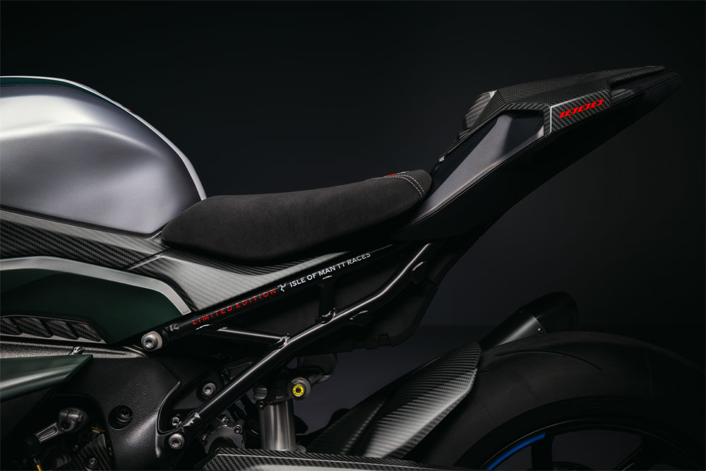 BMW Motorrad M 1000 RR Limited Edition Isle of Man TT seat