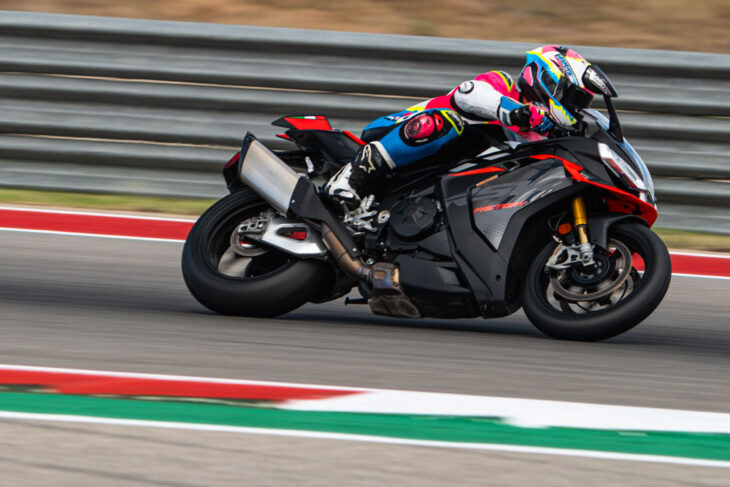 2026 Aprilia RSV4 Factory 1100 action
