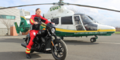 Great North Air Ambulance Service (GNAAS) and motorcycle rider