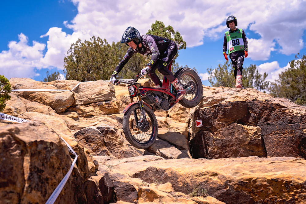 Sondre Haga at 2026 NATC MotoTrials New Mexico