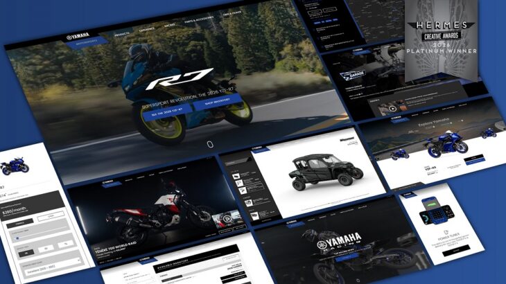 Yamaha Motor USA awarded Hermes Creative Awards