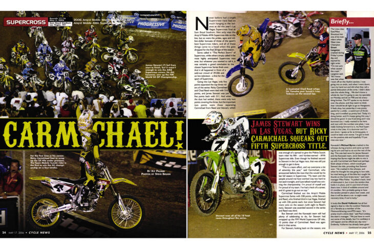 2006-supercross-finale-cycle-news-carmichael