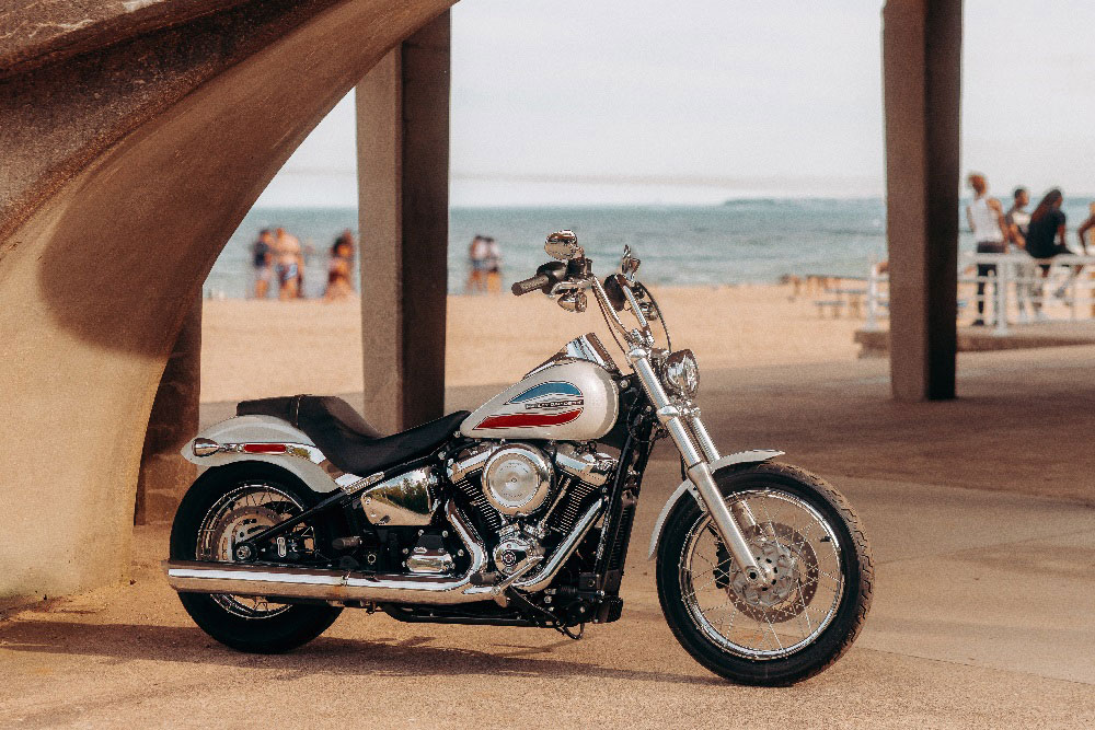 2026 Harley-Davidson Super Glide at beach