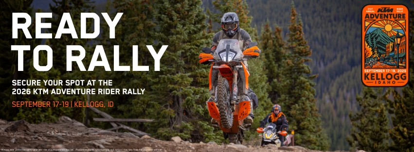 KTM Adventure Rider Rally Set for Silver Mountain Resort in 2026