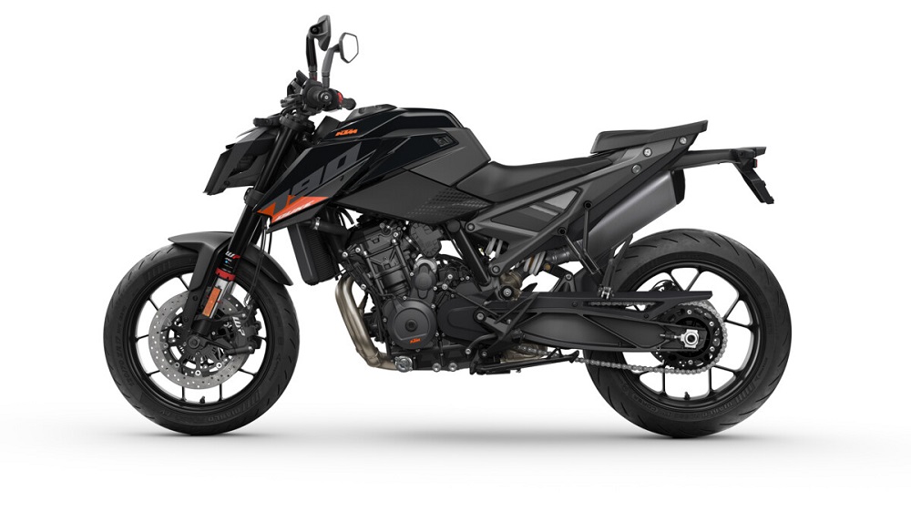 2027 KTM 790 Duke left view, black