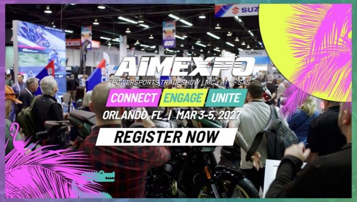 AIMExpo logo registration 2027