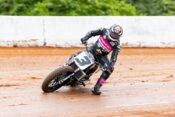 Briar Bauman (No. 3) at Nashville Short Track. Photo Tim Lester for AMA Pro Racing