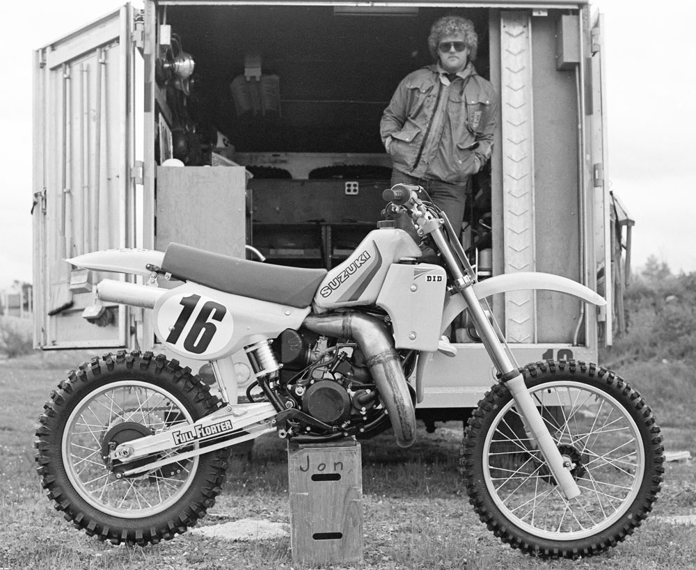 Cycle News Archives Jon Slezak at Hangtown in 1982.