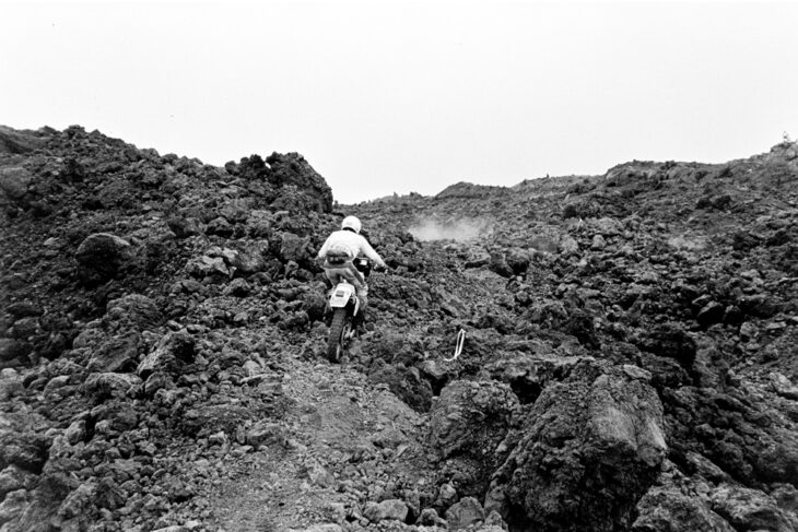 Lava flows at the 1985 Mauna Kea 200