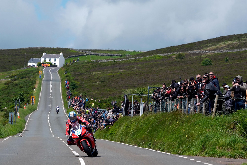 Dean Harrison at the 2026 Isle of Man TT.