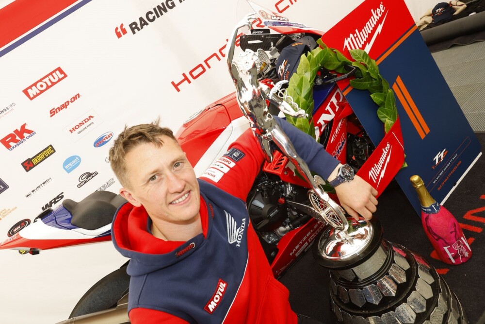 Dean Harrison is the 2026 Milwaukee Senior TT winner