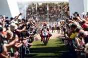 Ducati Legend rider Carl Fogarty at the 2025 Festival of Speed - Photo by Max Carter