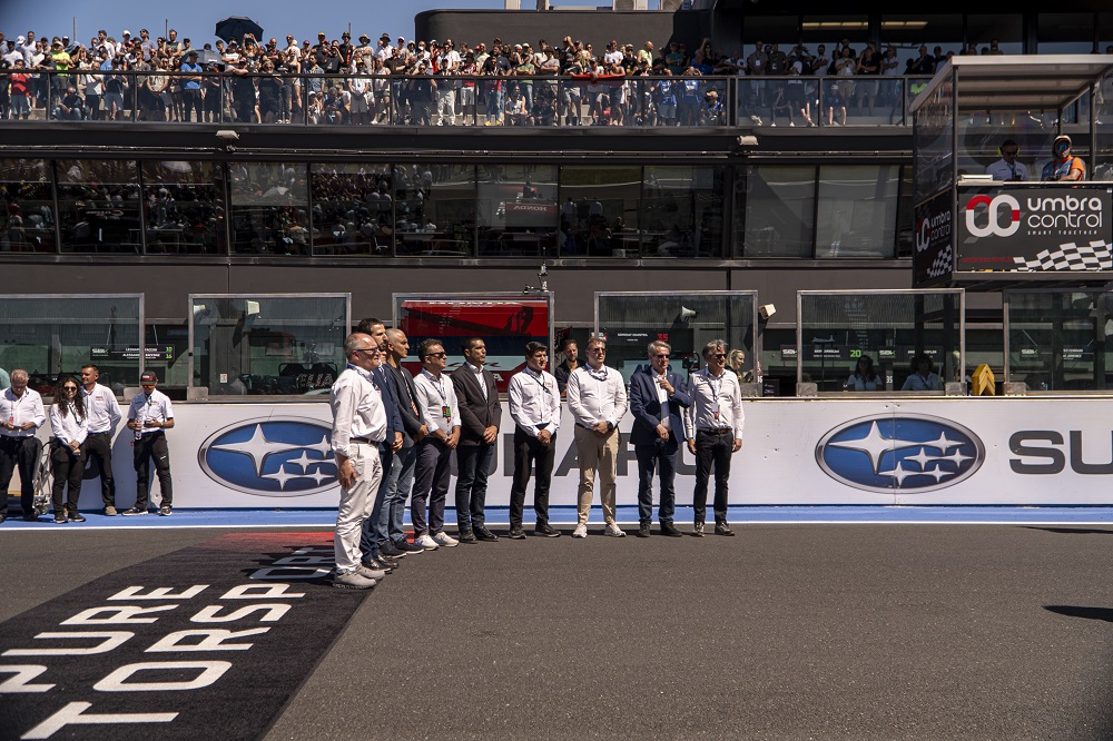 Gregorio Lavilla, Luca Colaiacovo, Andrea Albani and others at Emilia-Romagna