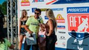Jared Mees in full promoter mode at the 2025 Lima Half-Mile