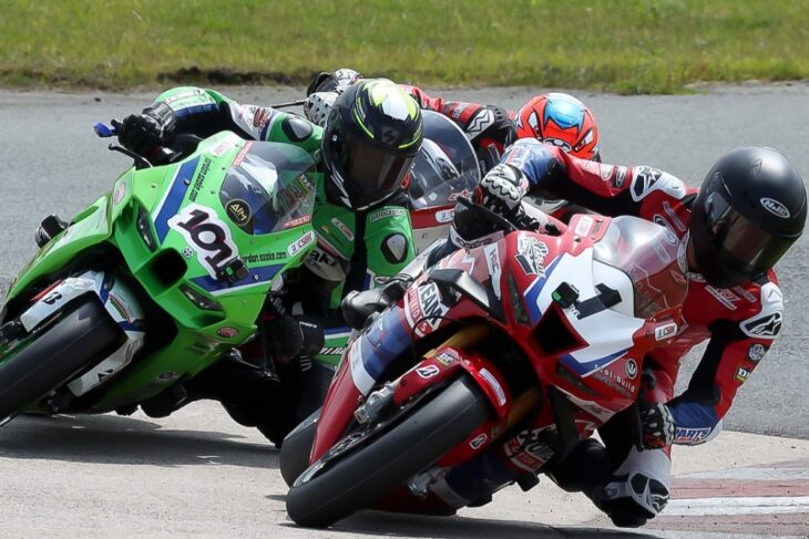 Ben Young leads Jordan Szoke Canadian Superbike rnd 3