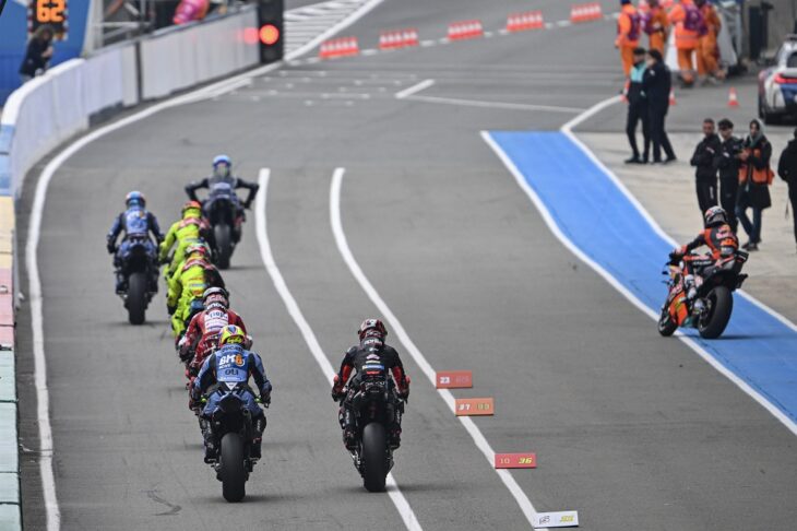 MotoGP pit lane