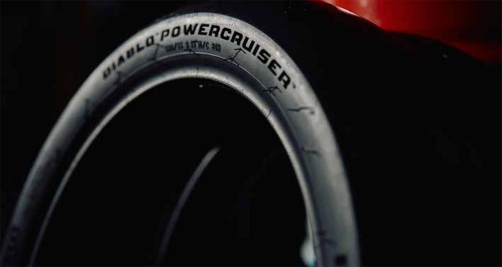 Pirelli Diablo Powercruiser Tire sidewall Pirelli Diablo Powercruiser Tire sidewall