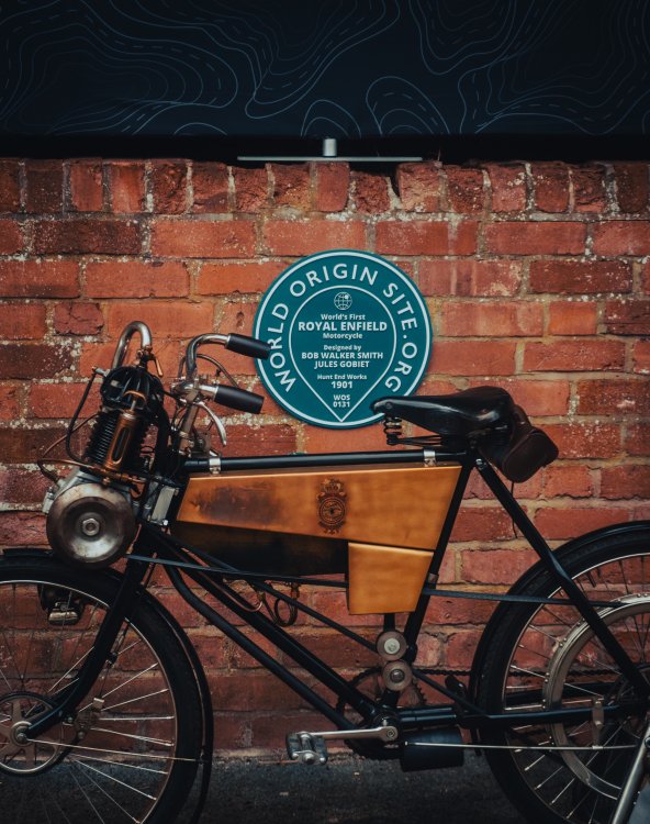 Royal Enfield’s Redditch Origins Plaque