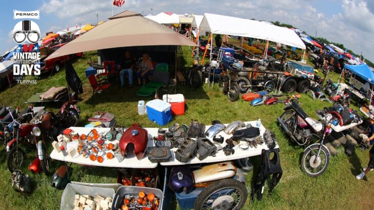 Swap Meet at AMA Vintage Motorcycle Days