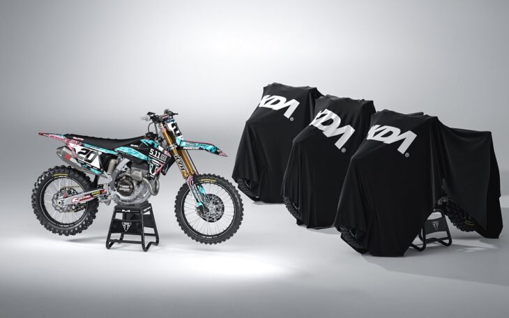 Triumph Factory Racing and SKDA Art of Moto livery