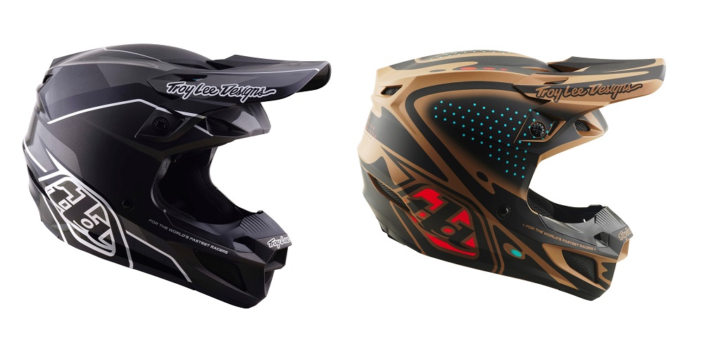 Troy Lee Designs SE5 Polycarbonate Helmet BLACK and Sienna