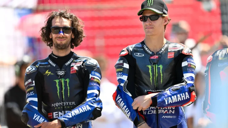 Yamaha Fabio Quartararo and Alex Rins MotoGP