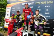 2026 FIM Flat Track Round 3 podium