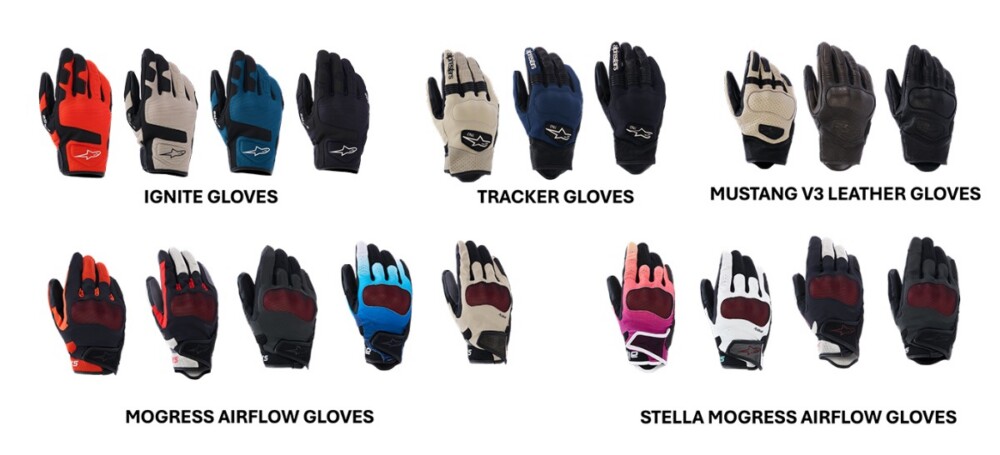 Alpinestars Spring 2026 Contemporary Collection gloves