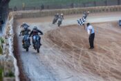 Briar Bauman (3) and Davis Fisher (67) at 2026 Williams Grove Half Mile